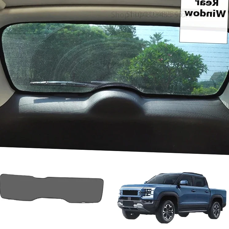 for-byd-shark-6-car-cover-accessories-side-sun-visor-solar-protection-sun-shade-windshield-sunshade-rear-window-windscreen-cover