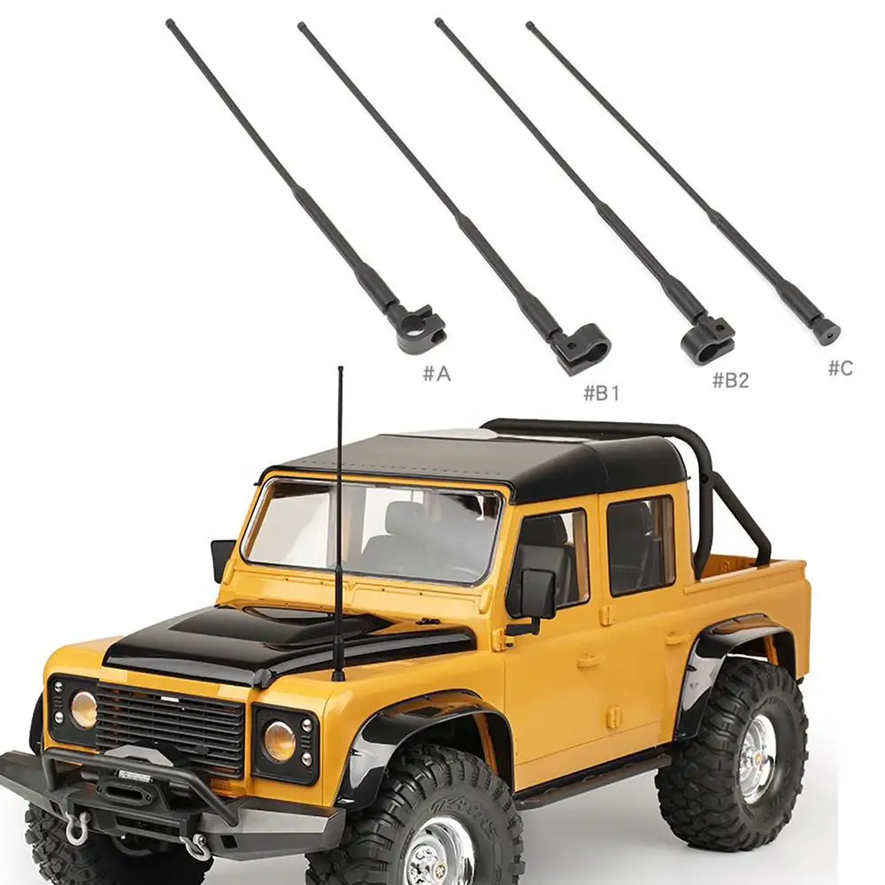 Antena de simulación de nailon para coche teledirigido 1/10, 1/8, Traxxas, Trx4, Trx6, Axial, Scx10, Rgt, Yikong, Yikomo