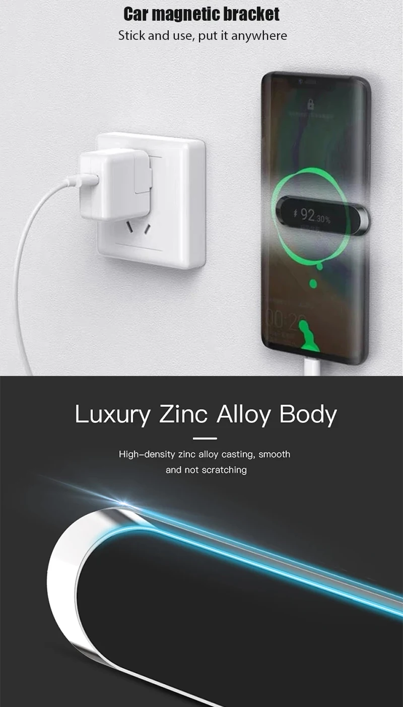 Magnetischer Handyhalter Ständer Magnetische Autohalterung für iPhone 12 Pro Max Samsung Xiaomi Huawei – Detail 6