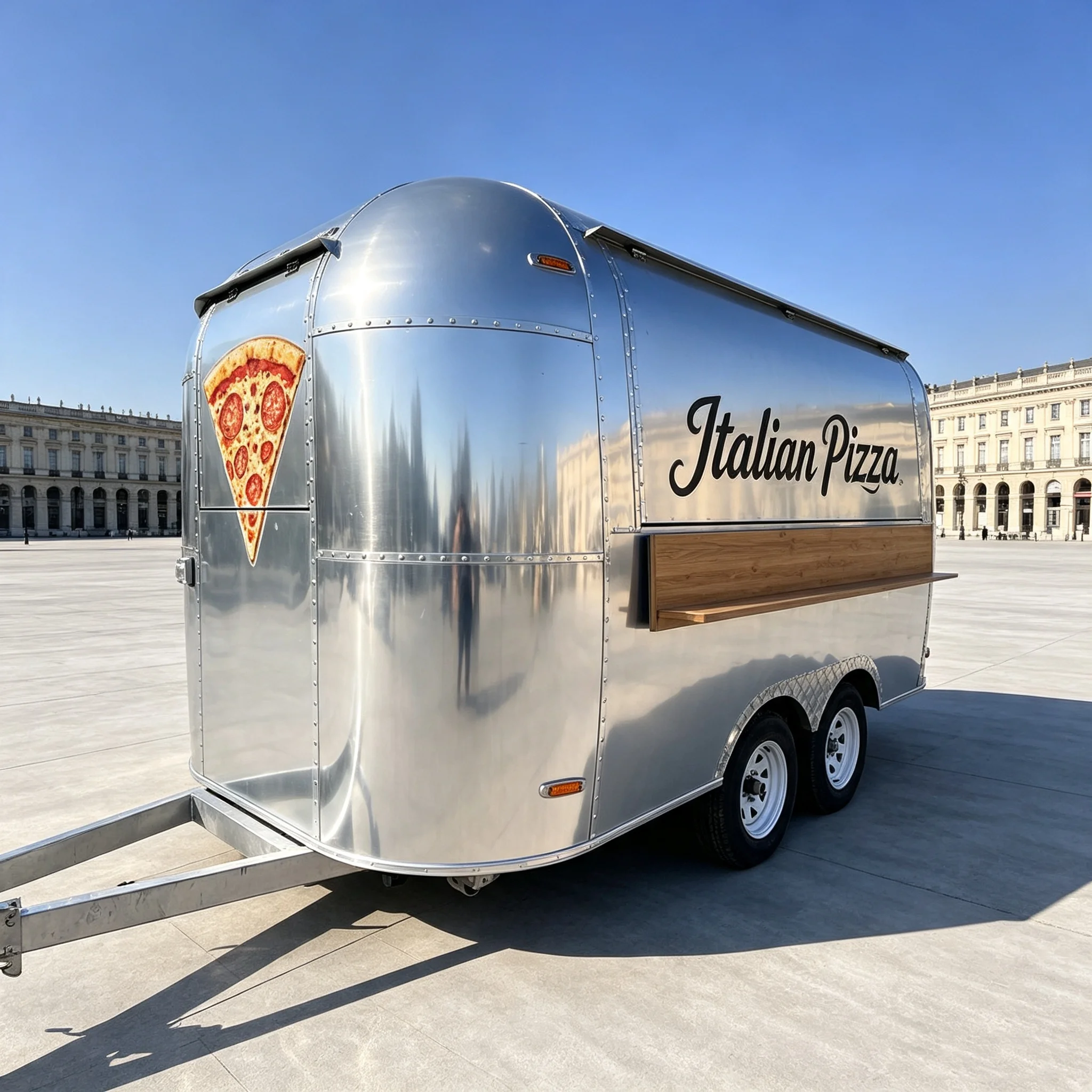 Luxury Multifunction Sales Vending Food Truck Trailer Mobile Food Truck Street Fast Food Food Trailer European Standard