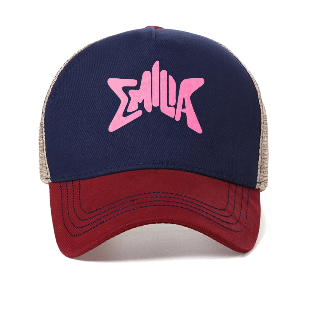 

Emilia Mernes MP3 Pattern Breathable baseball cap Summer Hip Hop Streets causal snapback hat adjustable mesh cool trucker hats