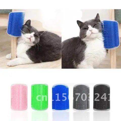 Cats Massage Corner Self Groomer Brush Hair Removal Comb Pet Supplies Grooming Hair Shedding Trimming Cat Brusher