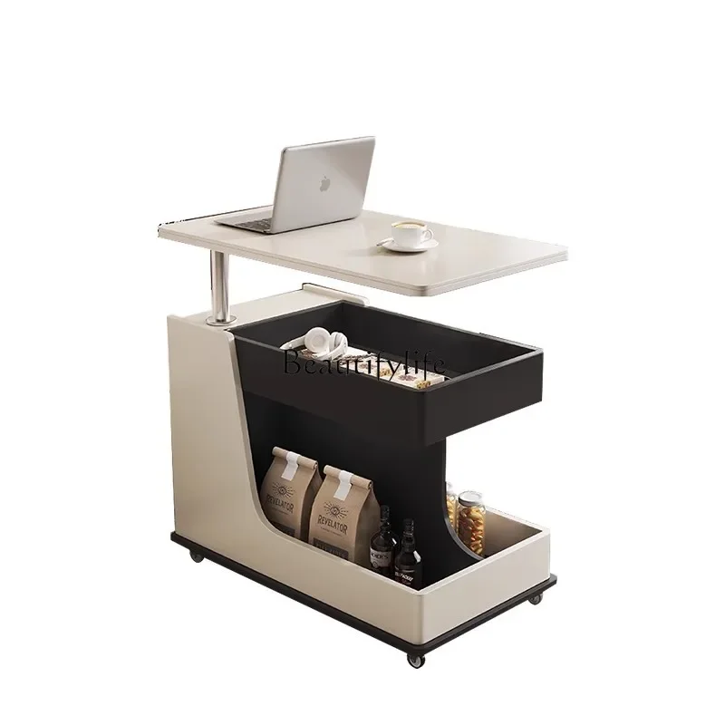 

FG28*Mobile coffee table lifting side table sofa side cabinet