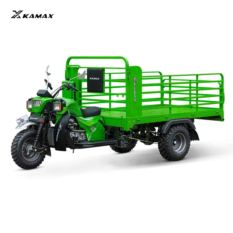 KAMAX heavy carry load motorized tricycle 3 wheel cargo motorcycle tricycle customized 300cc/250cc gasoline trimotos