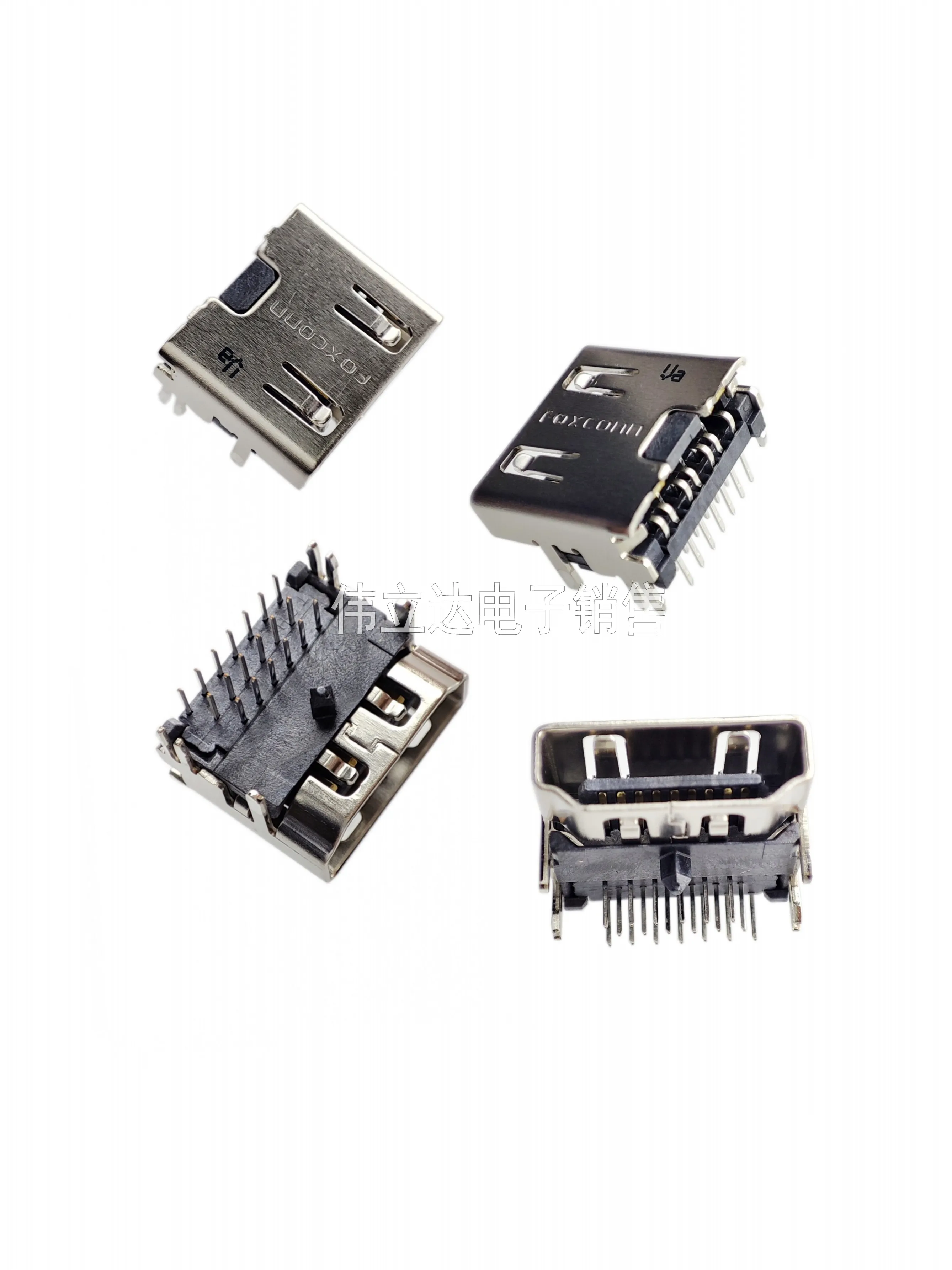 

30 шт./QJ11197-WFB3-4H интерфейс высокой четкости HDMI гнездовой разъем 19PIN трехрядный контакт горизонтальная вставка