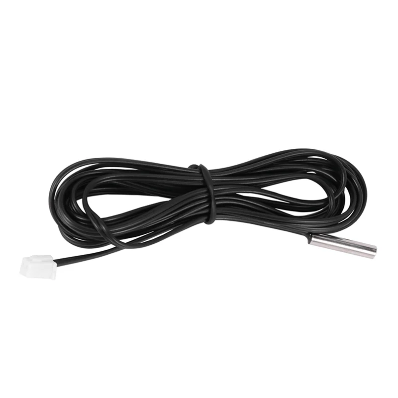 Daily 6Pcs 2 M NTC Thermistor Temperature Sensor Waterproof Probe Wire 10 K 1% 3950 Black
