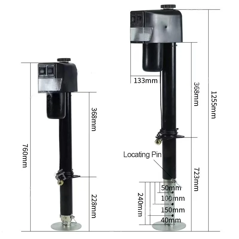 Power Tongue Jack For RV Trailer And Camper Electric 3500 Lbs Trailer Jack Trailer Parts & Accessories