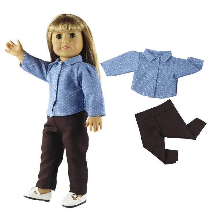 1 set schöne Freizeit kleidung Puppen kleidung für 18 Zoll amerikanische Puppe viele Stil für Wahl a90 – Detail 13