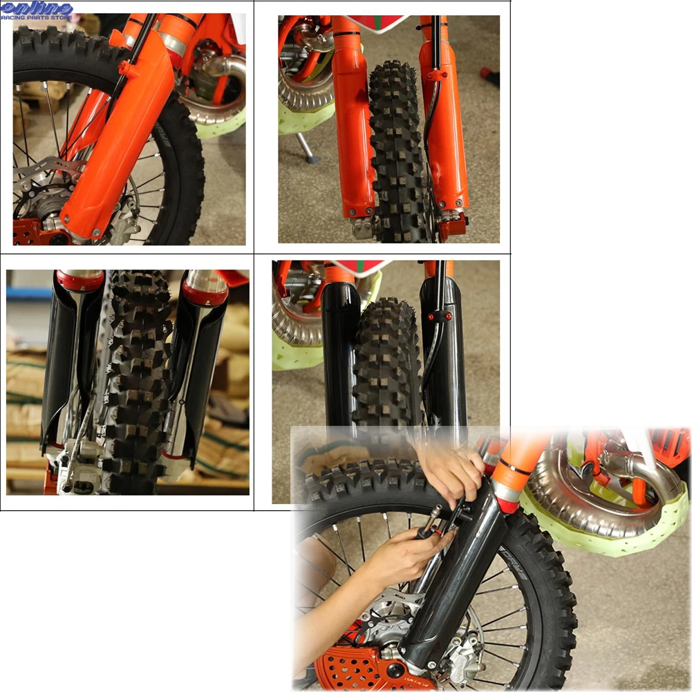 Motorcycle Front Fork Protector Covers Fork Guards Accessories For KTM SX SXF XC-W EXC-F Fork Guard For Husqvarna FC TC GAS EC