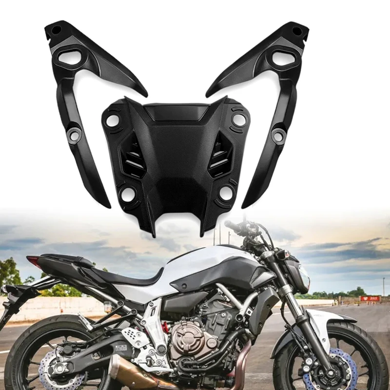 Motorcycle Parts Fit For Yamaha 2012-2017 MT07 FZ07 MT-07 FZ-07 MT FZ 07 2016 Head fairings Front Headlight Cover Abs Injection