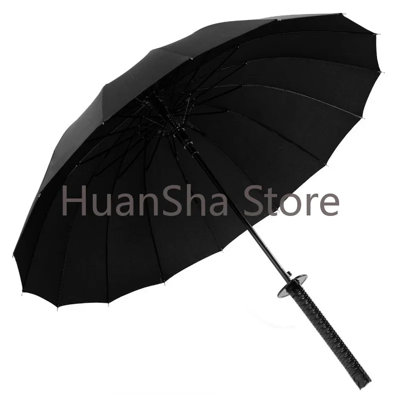 Children Umbrella Windproof Samurai Sword outdoor Long Handle katana Umbrella gift for man guarda chuva Household Merchandises