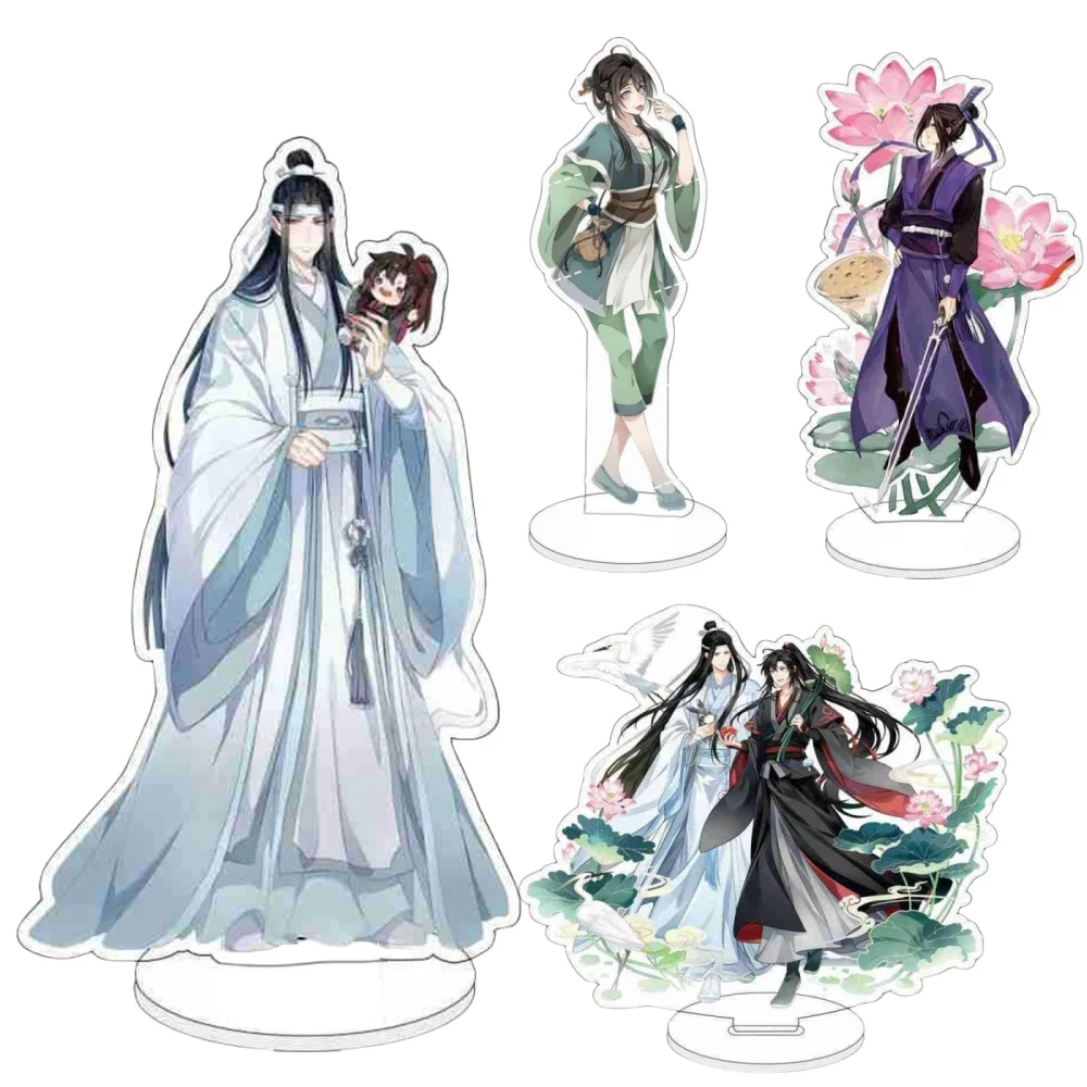 Anime 15CM Hot  Acrylic Stand Model MO DAO ZU SHI Cartoon Figures Wei Wu Xian And Lan Wang Ji Su She Collection Gifts