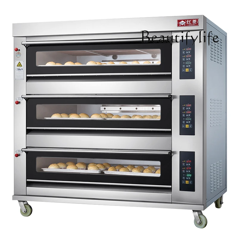 

Electric oven first floor, a plate of commercial automatic electric oven bread cake baking oven cake room equipment