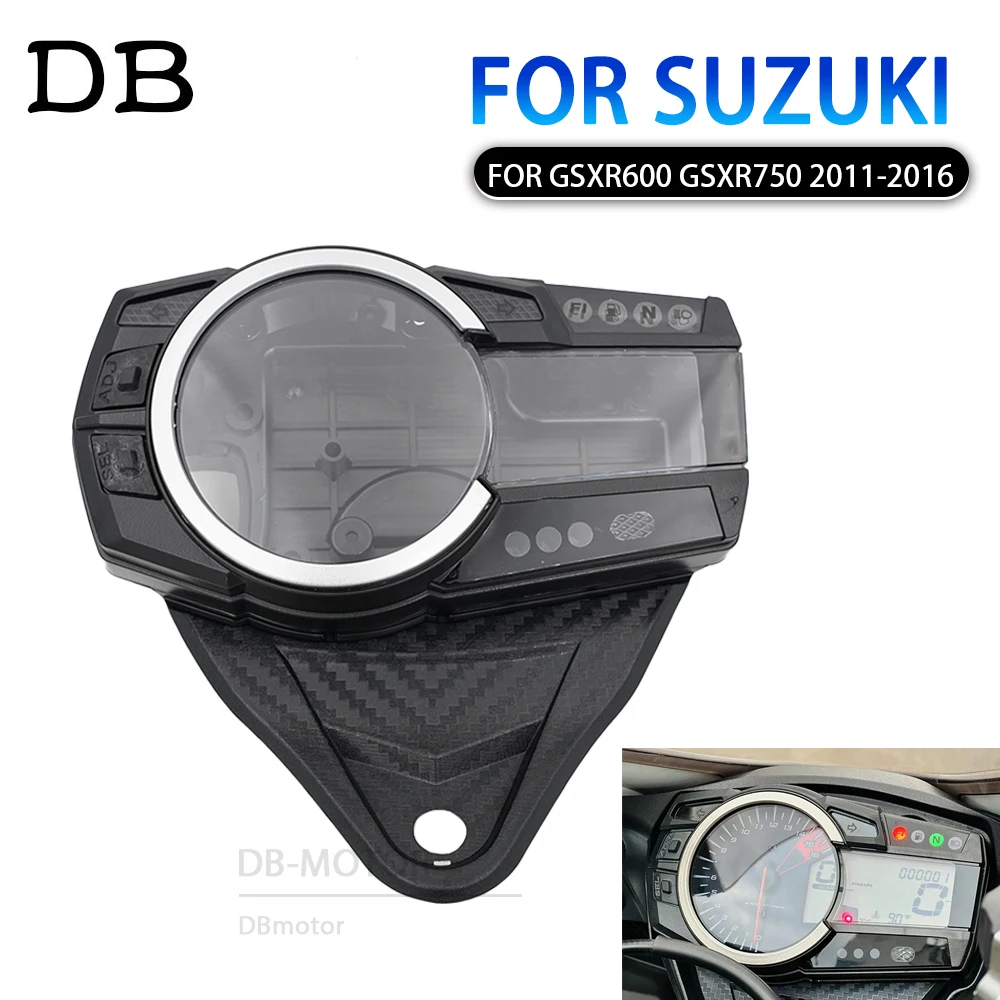 Motorcycle Speedometer Cover For Suzuki GSXR600 GSXR750 GSXR 600 750 2011 - 2016 Tachometer Speedo Clock Instrument Case Shell
