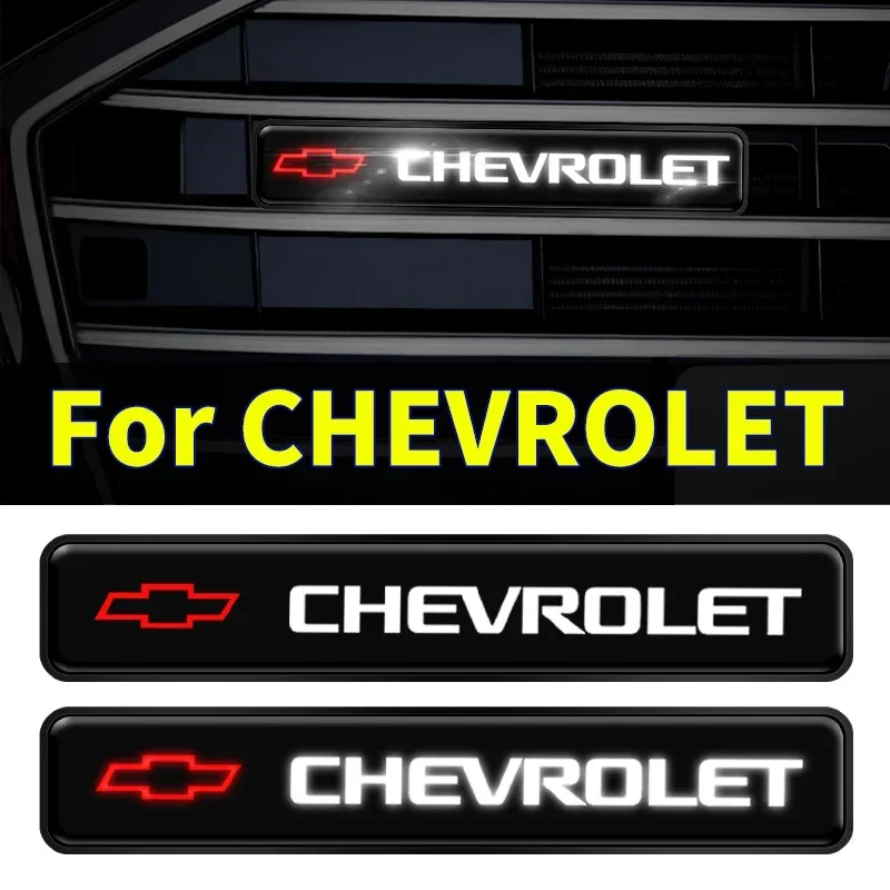 Car Mid-net Lamp Badge Emblem Decoration Styling Auto Accessories For Chevrolet Lacetti Aveo Cobalt Cruze Malibu Trax Camaro