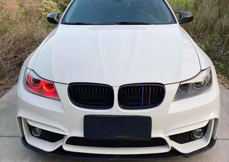 High Quality Body Kit For BMW 3 series E90 Upgrade M3 Style Body Kit Front Bumper Front Lip Side Skirts Hot Sales PP