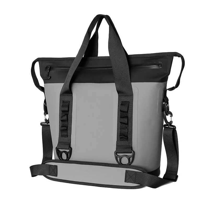 15L TPU Waterproof Cooler Bag Insulated Lunch Bag Outdoor Camping Fishing Backpack
