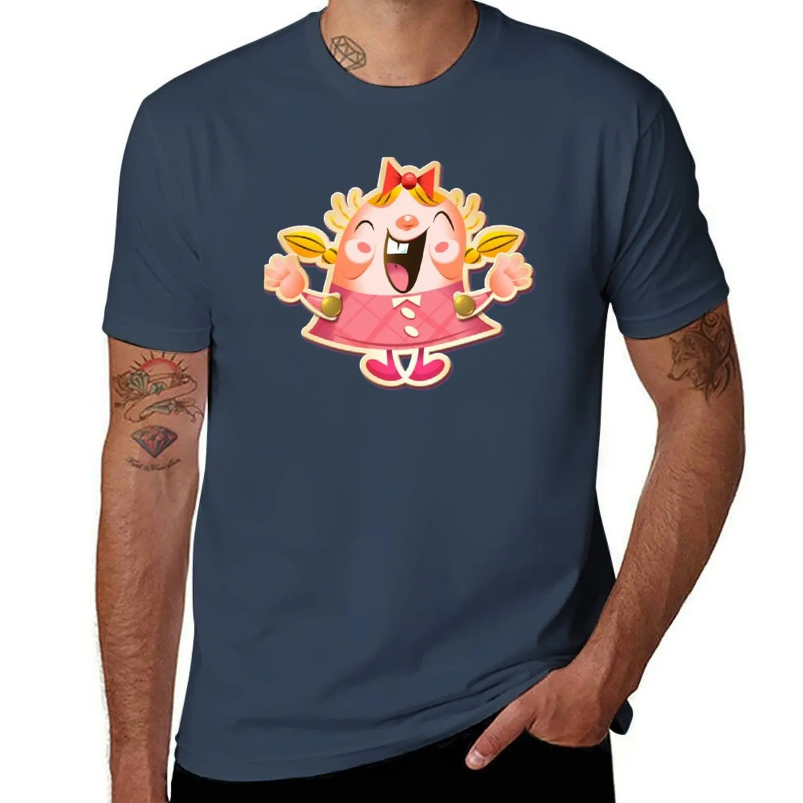 

Candy Crush Tiffi T-Shirt t shirt personalised t shirt man luxury T-Shirt