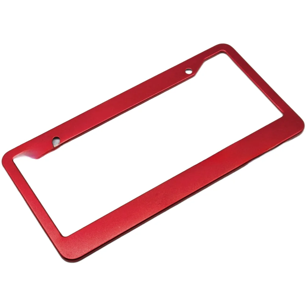 Black Aluminum License Frame Car Plate Holder Silver License Plate Frame Screws And Clips Included Easy Installation