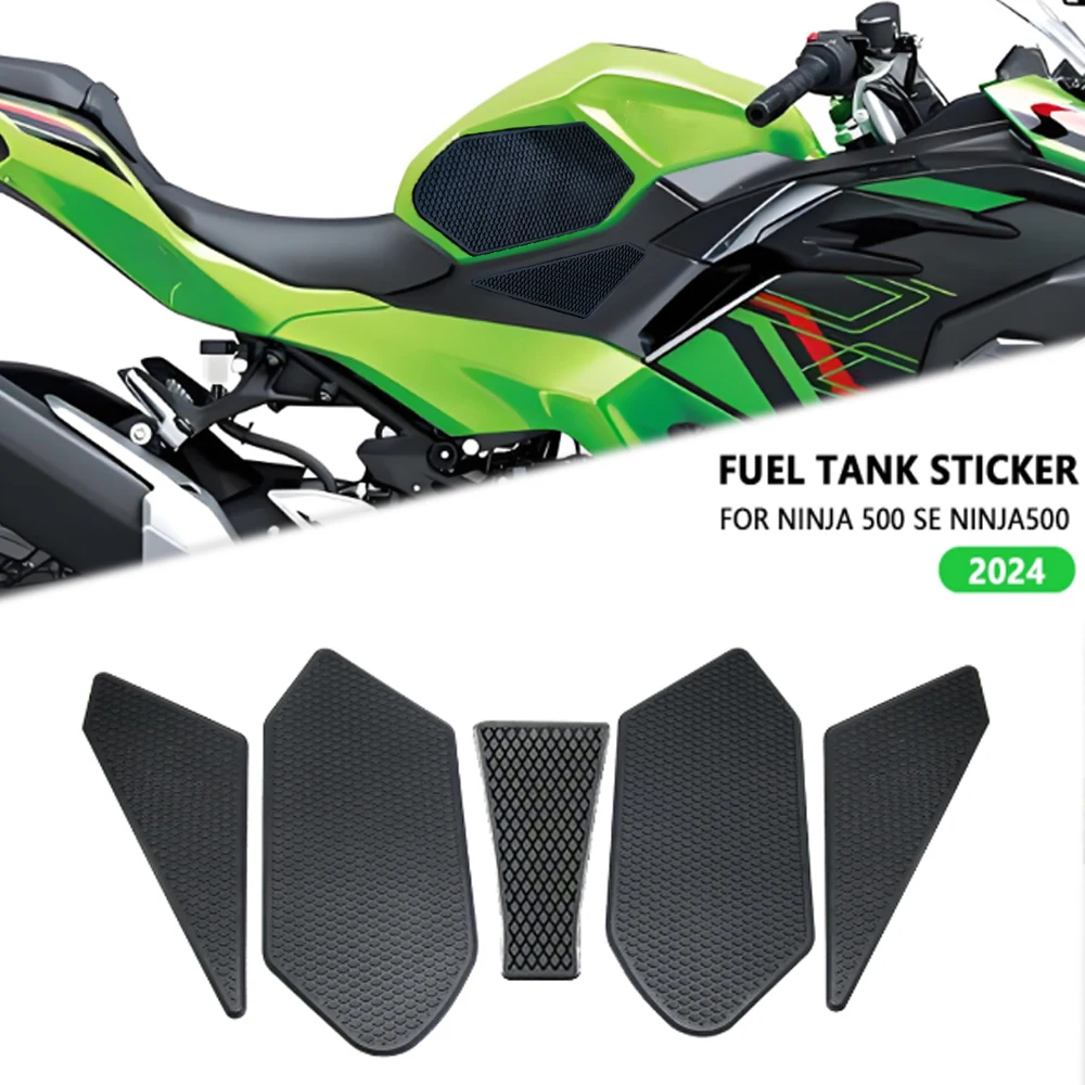 For KAWASAKI NINJA 500 SE NINJA500 NINJA500 2023 2024 NEW Motorcycle Sticker Decal Kit Fuel Tank Pad Protector Anti slip