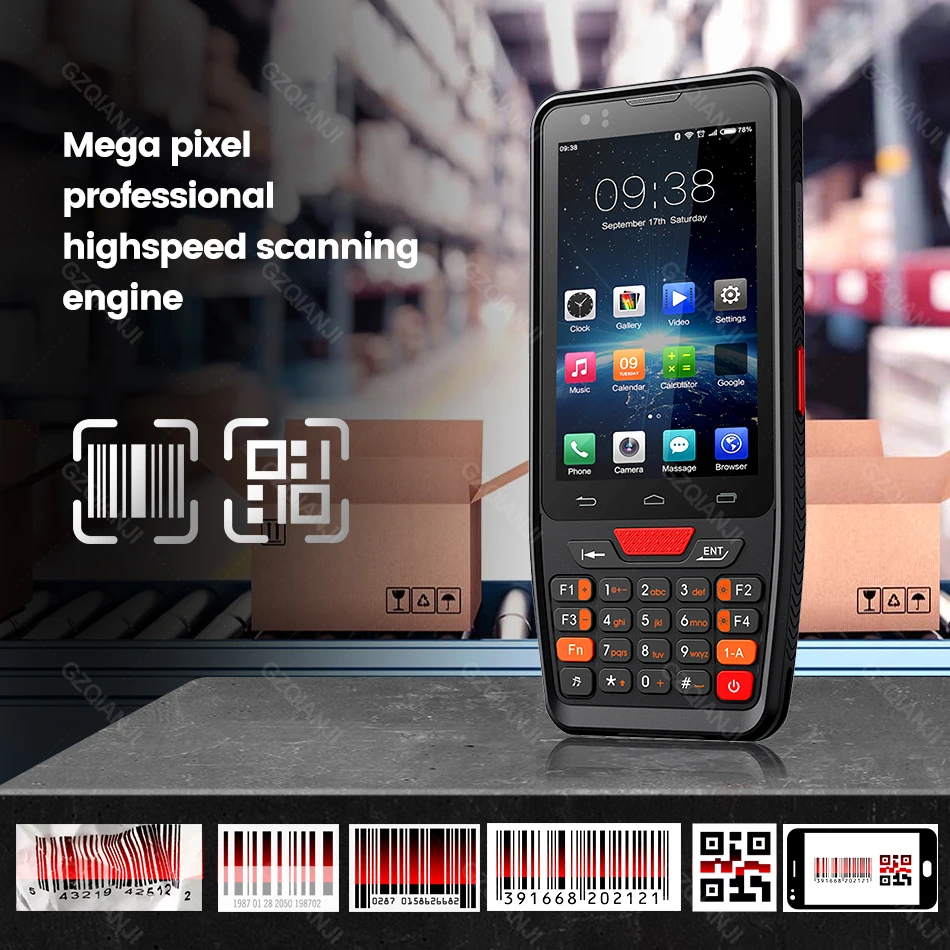 Imagem -03 - Android 12 Handheld Terminal Coletor de Dados Pda 4g com 2d Barcode Scanner Wifi Bluetooth Nfc Inventário Managemen 3g 32g