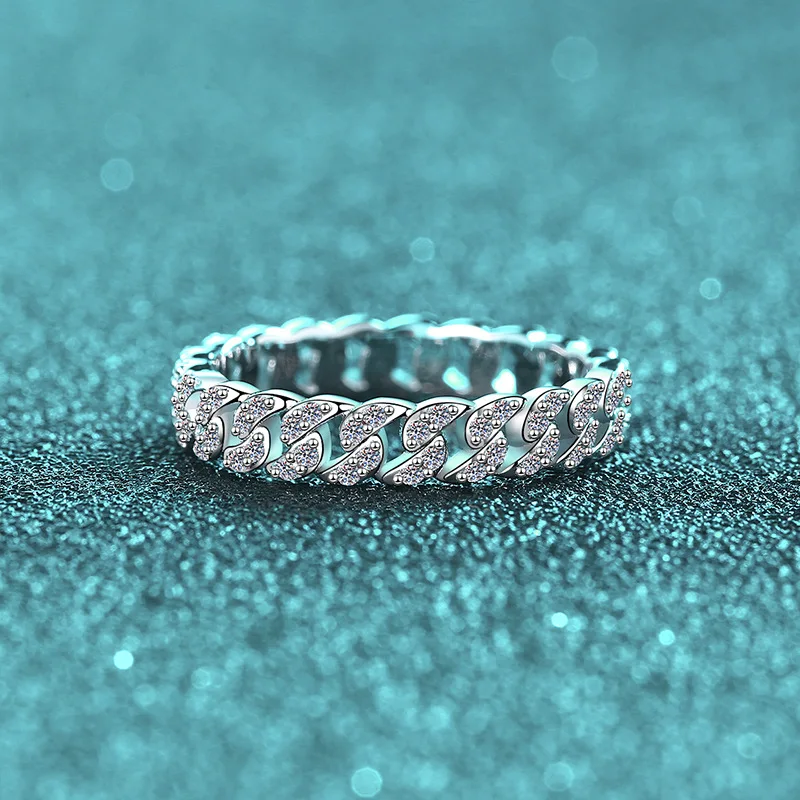 

Кольцо из 100% стерлингового серебра 925 пробы 0,44 карата с муассанитом, кольцо для дыхания для женщин, ювелирные изделия с имитацией бриллианта, свадебная вечеринка