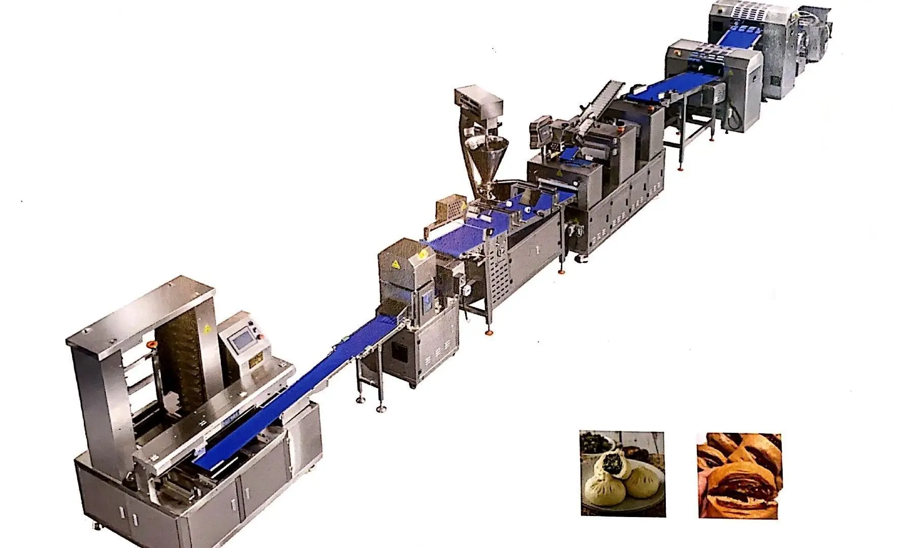 Turnkey Bread Production Line Complete Solution for New Bakery Factory Set Up for Toast and Bun Making