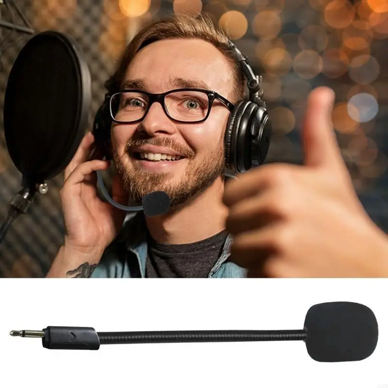 Замена игрового микрофона J1HD для квантовых 400 игровых гарнитур, 3,5 -мм микрофонов стрелы с пеной