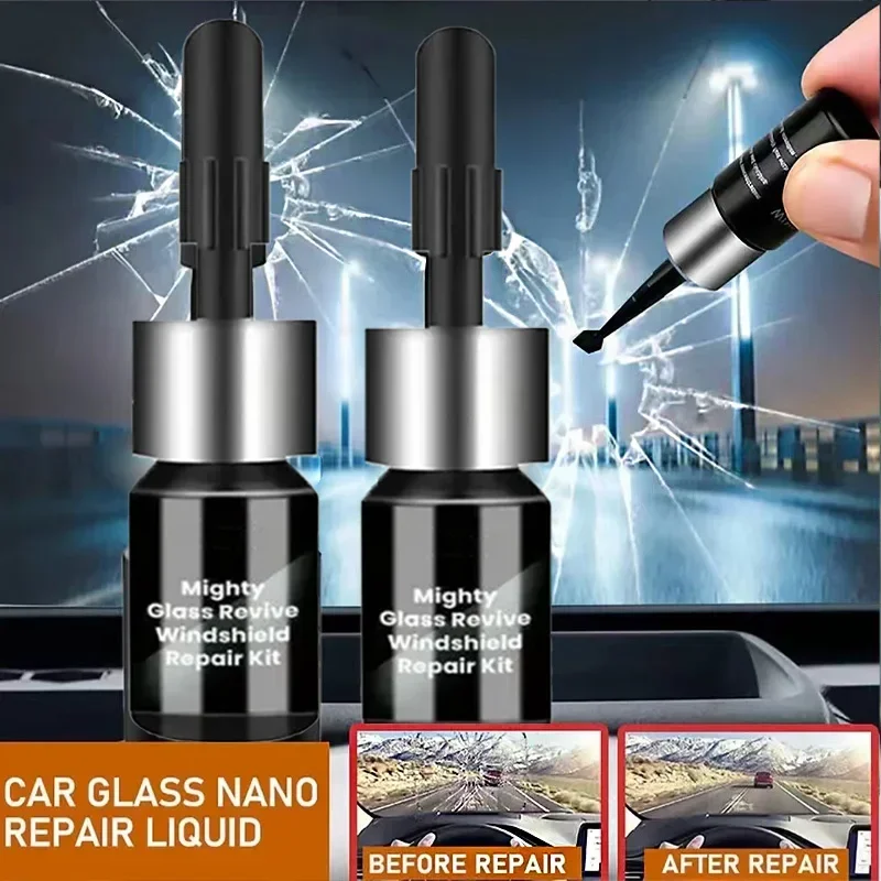 

Car Windshield Repair Kit Tools Auto Glass Windscreen Repair Set for Fixing Chips Cracks Front Window Repair