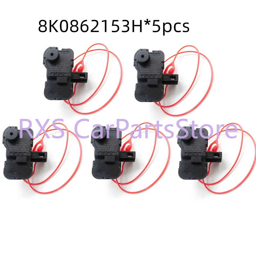 5pcs Fuel Tank Door Lock Motor Valve Actuator 2Pins for A4 S4 A5 S5 Q5 RS4 8K0862153H 8K0 862 153H 8K0 86 2153 H