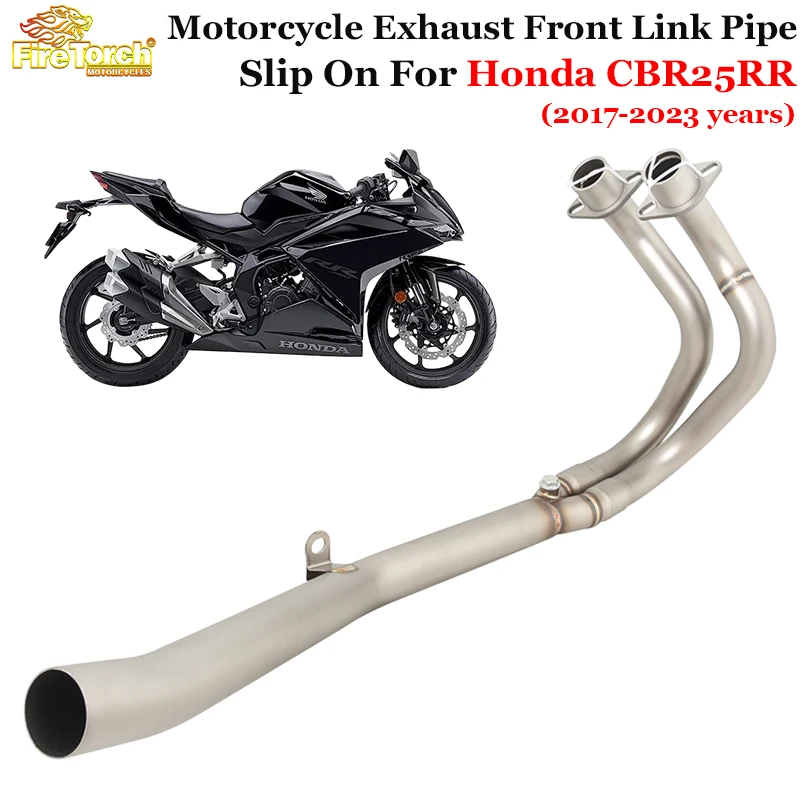 

Slip On For HONDA CBR250RR CBR 250RR 2017-2023 Years Motorcycle Exhaust Escape Modify Front Link Pipe Connect Original Muffler