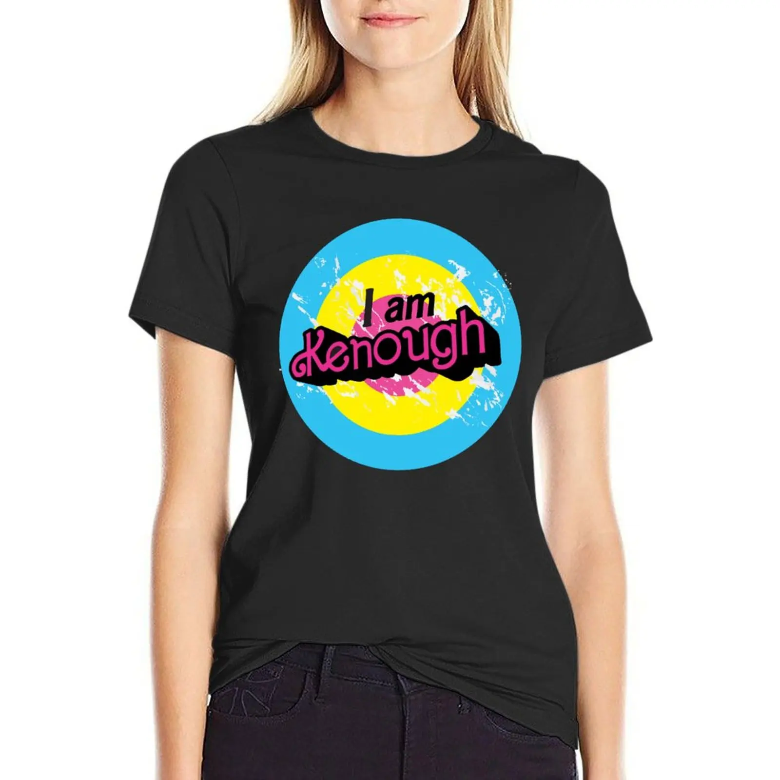 

kenough T-Shirt anime clothes lady clothes kawaii clothes blanks t-shirts for Women loose fit