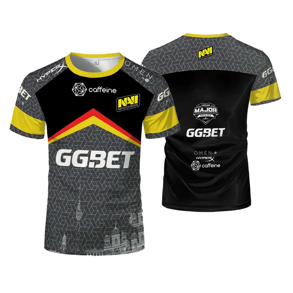 Uniforme de l'équipe Navi pour hommes, T-shirt Esports Cs Go Games, entraînement de compétition, sport de la marine, respirant, à séchage rapide, nouvelle collection 2024