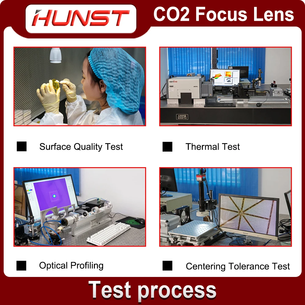 HUNST USA CVD ZnSe Focus Lens Dia 12mm 18mm 19.05mm 20mm FL 38.1 50.8 63.5 76.2 101.6mm For Co2 Laser Engraving Cutting Machine