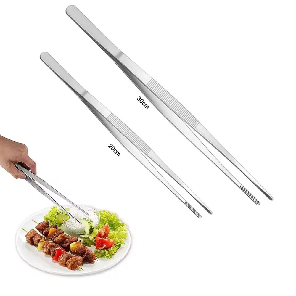 Stainless Steel Multifunction Grill Clamps for BBQ and Buffet - Durable Food Clamps, Kitchen Utensils Set