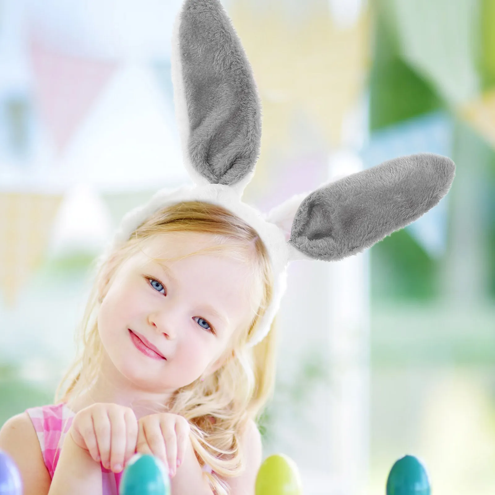 1세트 부활절 토끼 머리띠 스커트 세트 소녀 코스프레 파티 의상 유아 부활절 튜튜 드레스 사진 촬영 의상 축제 유니폼