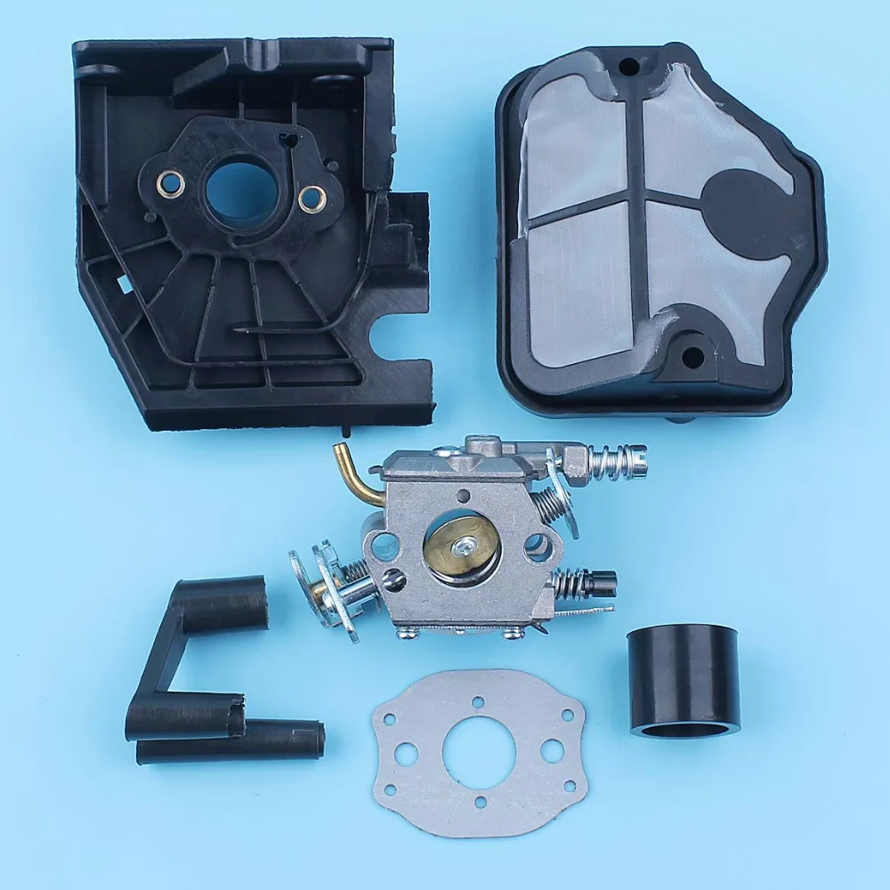 Carburador filtro de ar suporte junta kit coletor admissão para husqvarna 36 41 136 137 141 142 motosserra zama C1Q-W29E carb