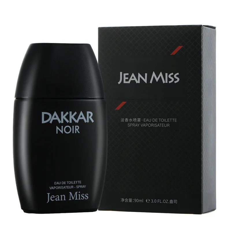 90ml/3.4Oz EAU DE TOILETTE Drakkar Noir Perfumy dla mężczyzn Klasyczny wieczorowy zapach Długotrwały bursztyn Fougere Jean Miss Fragrance A