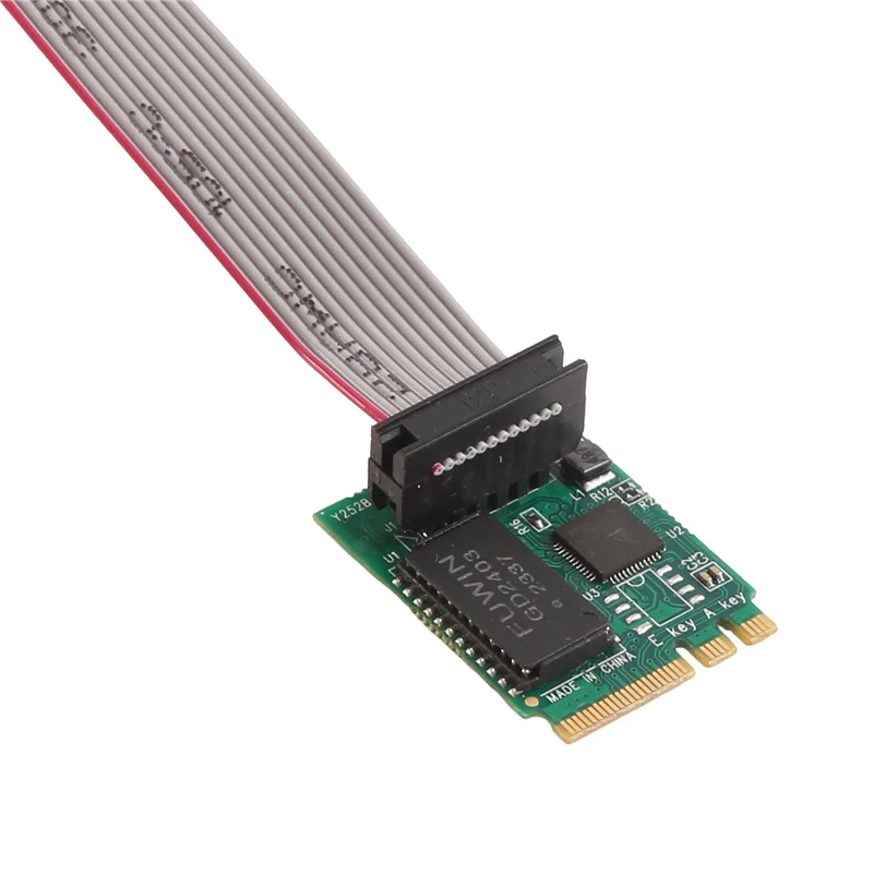 

5X M.2 A+E KEY 2.5G Ethernet LAN Card RTL8125B Industrial Control Network Card M.2 Gigabit Ethernet Network Card-Y47A