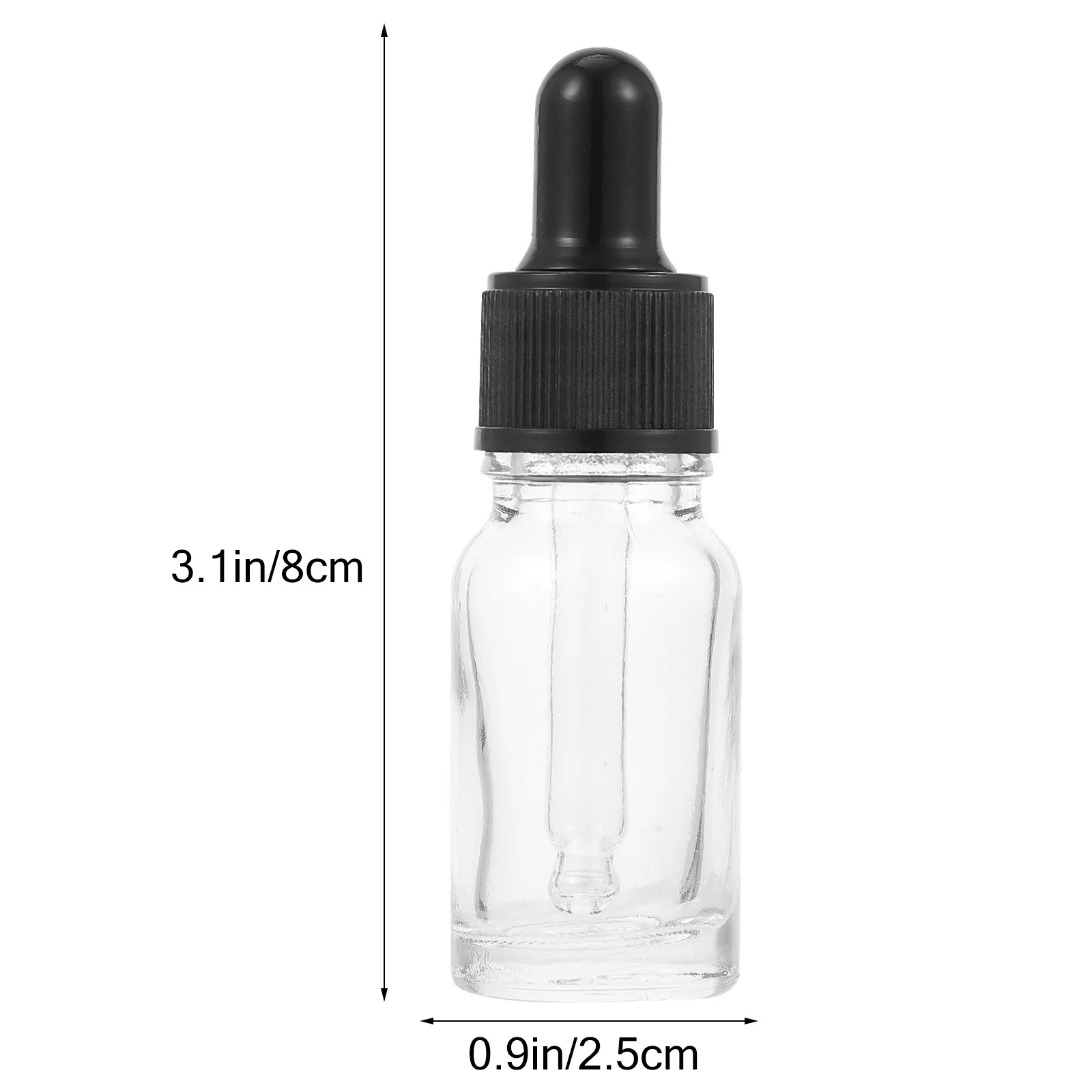 10 قطع من زجاجات الزيوت العطرية، قطارة زجاجية صغيرة قابلة لإعادة الملء، حاوية تعبئة فرعية للسفر للزيوت العطرية