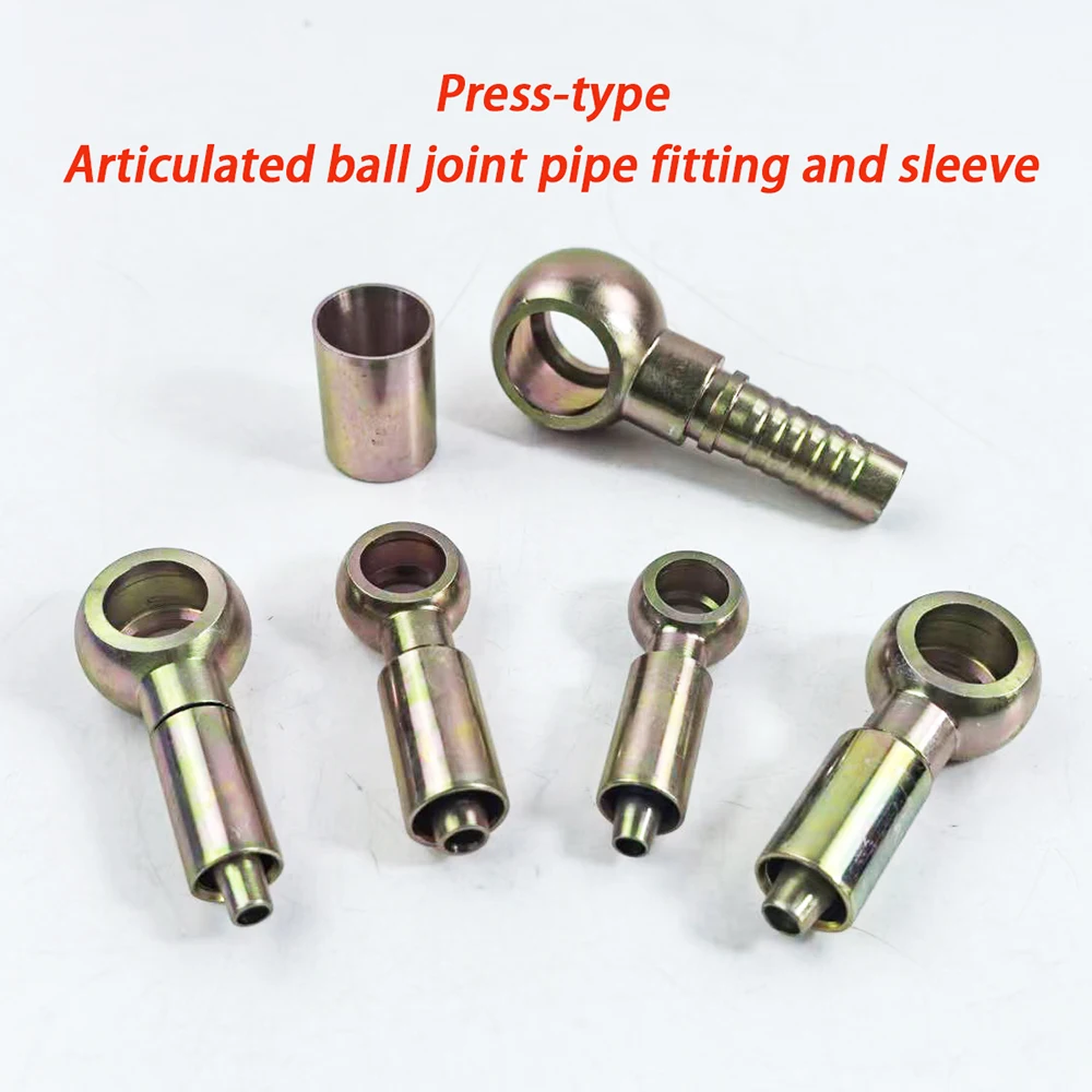 Universal Stainless Steel Banjo Fittings, High Pressure Durable Oil Connector, For Car Brake Fuel & Hydraulic System Lines