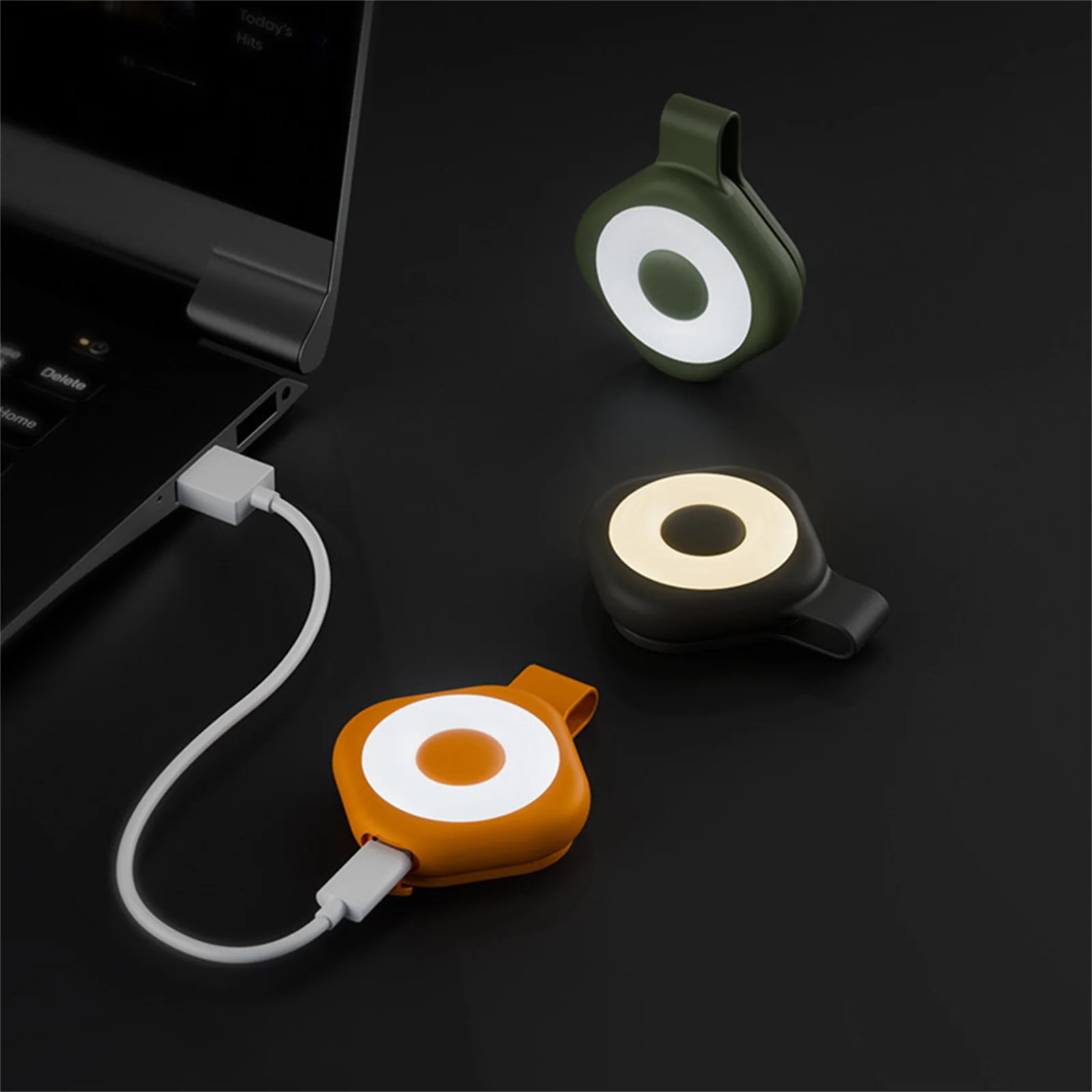 Magnetic Nursing Night Light with 6 Brightness & 3 Color Modes Rechargeable Nurse Essentials Flashlight for Running Reading
