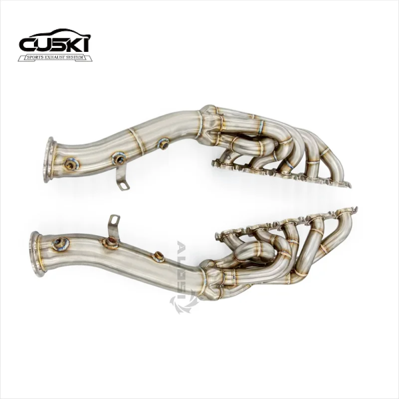 

Настраиваемый выпускной автомобильный коллектор для Lamborghini Huracan EVO 5.2 2019-2024, высокопроизводительные выпускные коллекторы