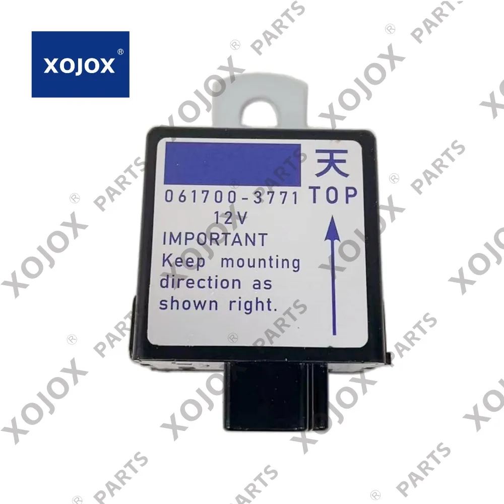 

XOJOX New 6670872 061700-3771 0617003771 Relay Stop Solenoid Fits for Bobcat Skid Steer Loader Excavator B300 BL370 BL470 BL570