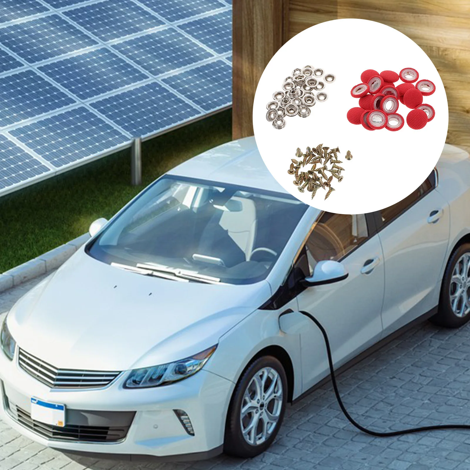 

100Pcs Car Roof Fabric Repair Buckles Headliner Fixing Buttons Sagging Ceiling Cloth Retainer Auto Interior Roof Lining