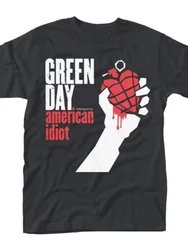 Green Day ' American Idiot Albuum Cover ' T-shirts Men Women Oversized T-shirts Novelty Funny Streetwear Summer Comfortable 1688