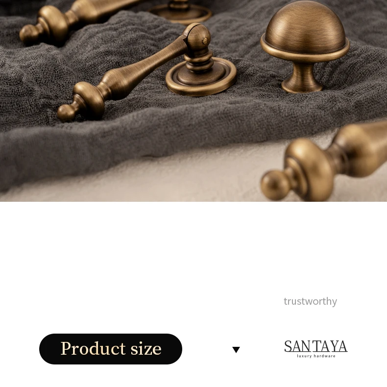 Antique brass furniture pull and drawer knob — supplier illustration 18