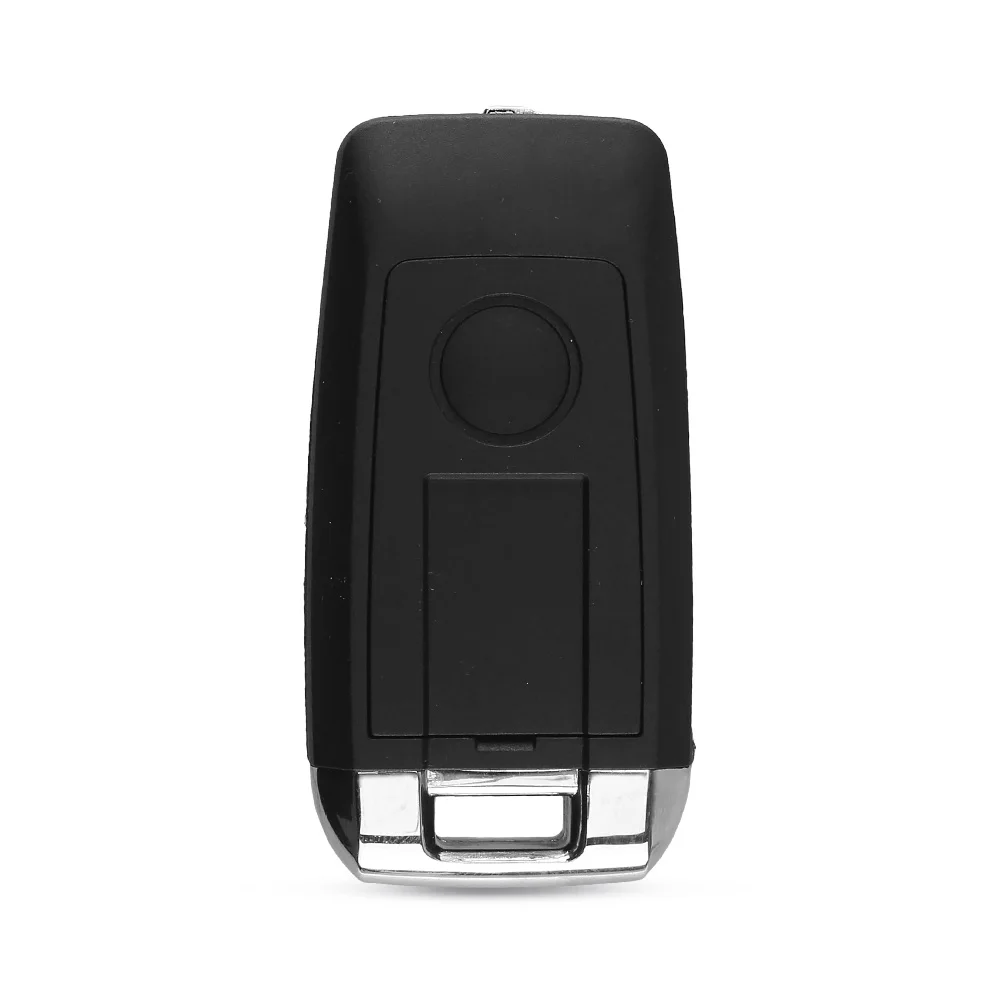 KEYYOU 3 Button Key Shell For VW Golf 4 5 Passat B5 B6 Polo Touran Jetta Seat Skoda Flip Modified Car HU66 Blade Remote Key Case