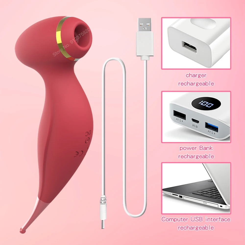 Clit Sucker Vagina Sucking Vibrator Female Clitoris Vacuum Stimulator Nipple Sex Toys for Adults 18 Women Beginner Masturbator