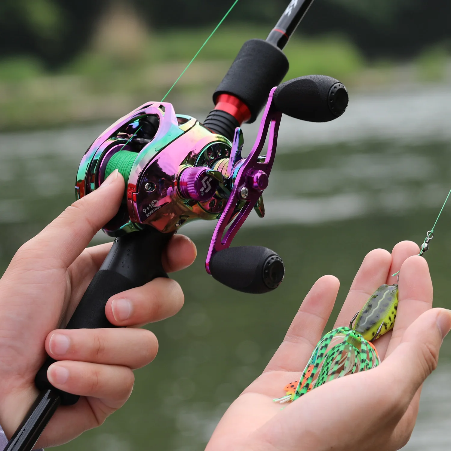 braided fishing line ebay - 8 Strands 6-300LB PE Braid saltwater reel grease Experience unmatched performance with Berkley PowerBait Fishing Bait Model:Lexa LC400PWRL-P (Left Hand)